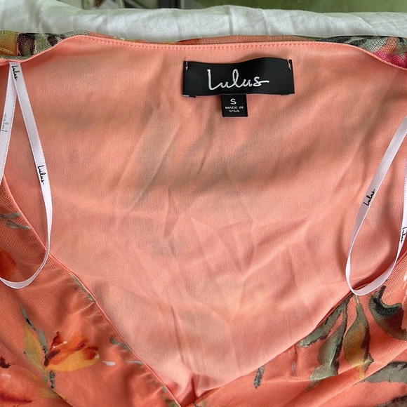 Lulus vacation two piece flora long sleeve crop top and skirt - Picture 4 of 8